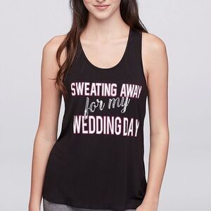 ‎David’s Bridal Wedding Work-Out Tank - M